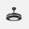 Ventilador Dc Pitufo 57w Blanco 3asp107d 3990lm Rgb +3000-4500-6500k Reg.intensidad+remoto+memo+temporiz