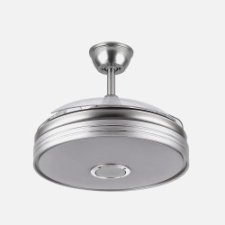Ventilador Dc Matanuska 72w 6120lm Blanco Bluethooth 32/47x55/108d.3 Aspas Desp.6 Vel.3 Color.