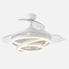 Ventilador 72w Dc Kai Negro 3 Aspas Transp. 6Vel. 3 Colores 43/58x50/107 C/remoto,memoria Y temp. 6120lm
