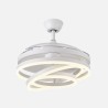 Ventilador 72w Dc Kai Negro 3 Aspas Transp. 6Vel. 3 Colores 43/58x50/107 C/remoto,memoria Y temp. 6120lm