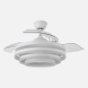 Ventilador 72w Dc Kai Negro 3 Aspas Transp. 6Vel. 3 Colores 43/58x50/107 C/remoto,memoria Y temp. 6120lm