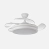 Ventilador Bayomo 72w 6120lm Negro 3 Aspas Desp. 32/47x49/108d.3 Color.motor Dc.remoto