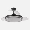 Ventilador Bayomo 72w 6120lm Negro 3 Aspas Desp. 32/47x49/108d.3 Color.motor Dc.remoto