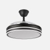 Ventilador Bayomo 72w 6120lm Negro 3 Aspas Desp. 32/47x49/108d.3 Color.motor Dc.remoto