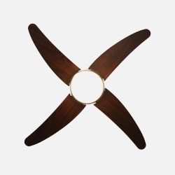 Ventilador Dc Klod Rustico/nogal