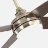 Ventilador Dc Klod Rustico/nogal