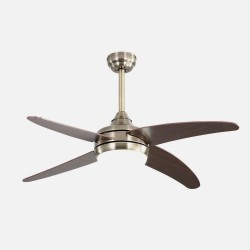 Ventilador Dc Klod Rustico/nogal