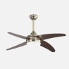 Ventilador Dc Klod Rustico/nogal