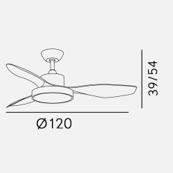 Ventilador DC Hayate