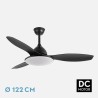 Ventilador Dc Negro Yael