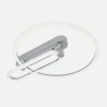 Plafon 57w 3000k, 4000k, 6500k Cromo Adhara 8x49x40cm 7695Lm Regulable, Memoria y C. Remoto