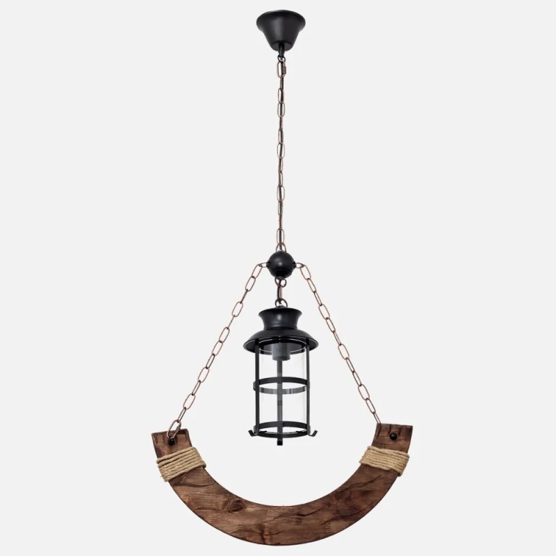 Colgante Rustico Cortijo 1xe27 Marron Colgante Rustico Cortijo 1xe27 Marron