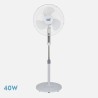 Ventilador De Pie Etesio Blanco