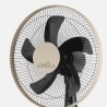 Ventilador De Pie Belmonte Negro/beis