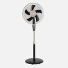 Ventilador De Pie Belmonte Negro/beis