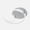Plafon 37w 3000k, 4000k, 6500k Cromo Alya 9x44x40cm 4995 Lm Regulable, Memoria y C. Remoto