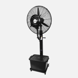 Ventilador De Pie Diluvio Negro