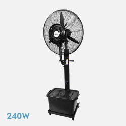 Ventilador De Pie Diluvio Negro