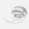 Plafon 68w 3000k, 4000k, 6500k Cromo Alya 10x44x40cm 9180Lm Regulable, Memoria y C. Remoto