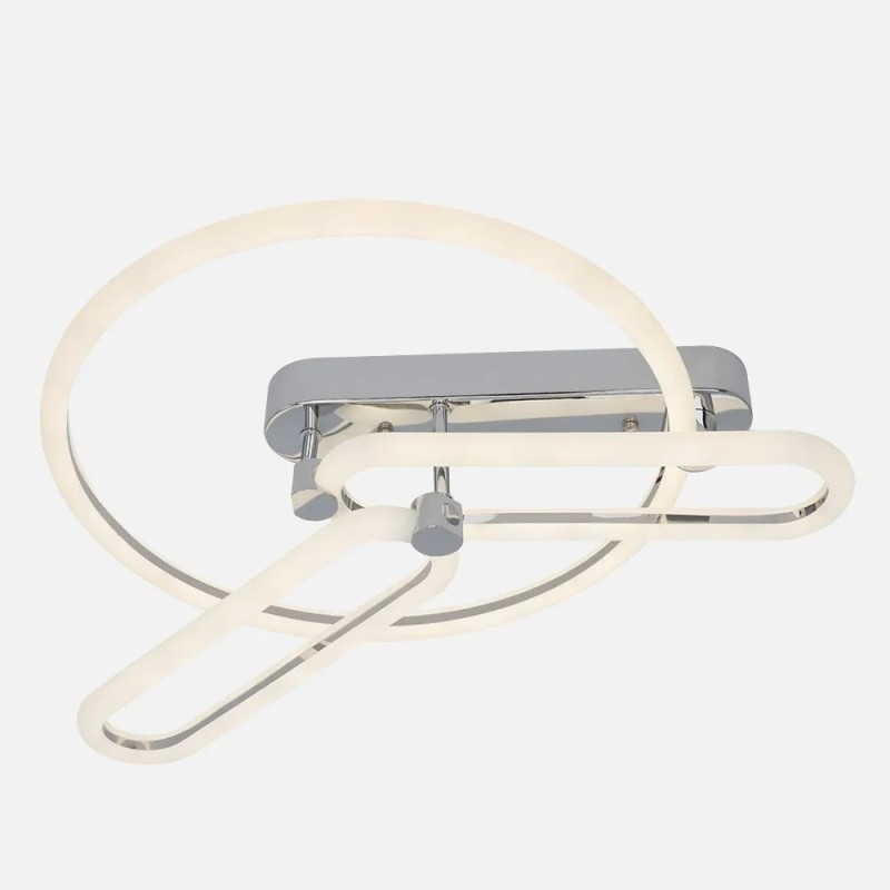 Plafon 78w 3000k, 4000k, 6500k Cromo Adhara 8x53x43cm 10530 Lm Regulable, Memoria y C. Remoto Plafon 78w 3000k, 4000k, 6500k Cromo Adhara 8x53x43cm 10530 Lm Regulable, Memoria y C. Remoto