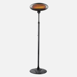 Calefactor Exterior Cuarzo Austral 2000w Negro