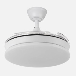 Ventilador Dc Tridente Mini 40 cm de diametro, 91 con aspas abierta