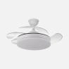 Ventilador Dc Tridente Mini 40 cm de diametro, 91 con aspas abierta