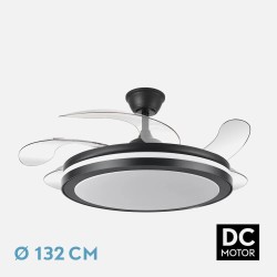 Ventilador Esparta negro 132d